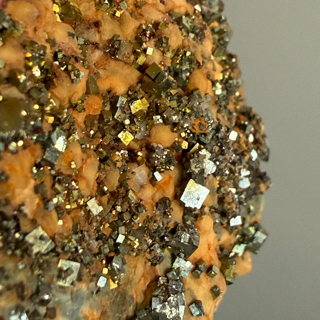Pyrite on Matrix