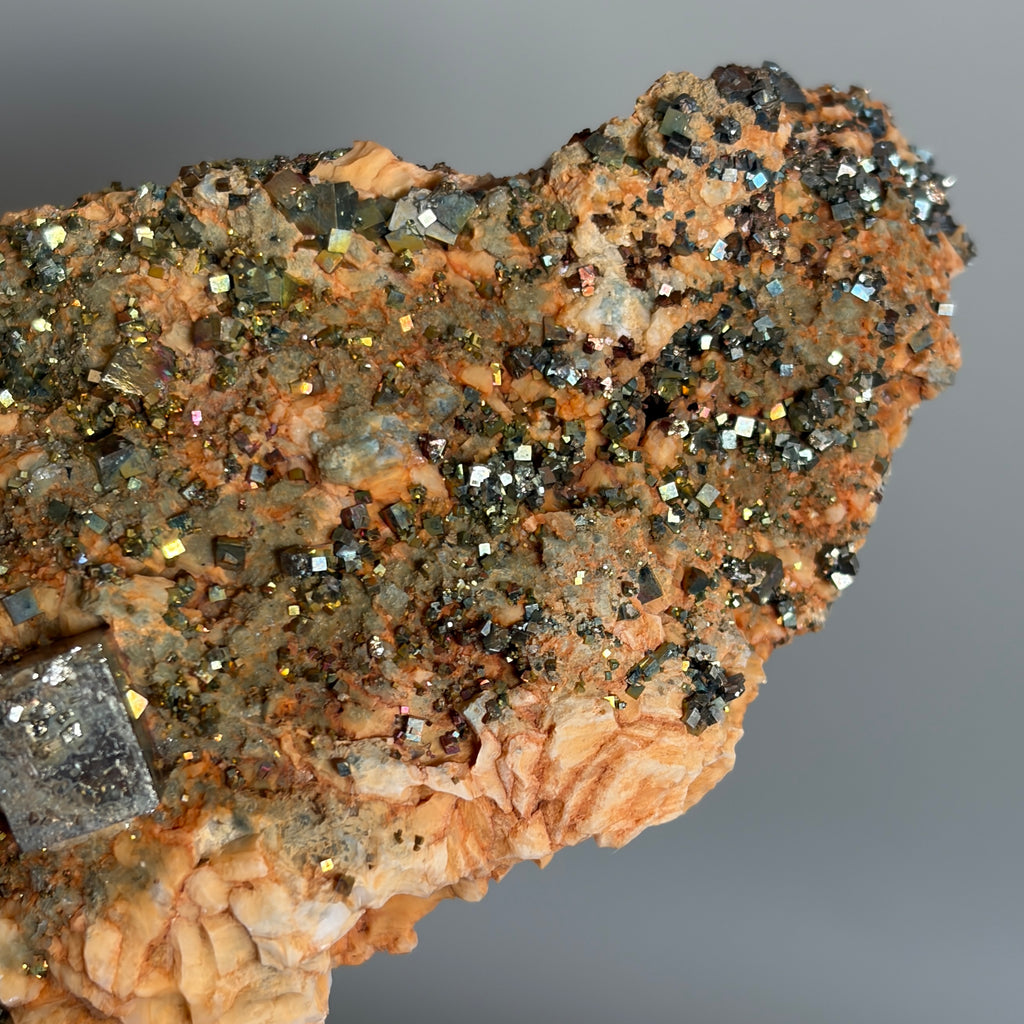 Pyrite on Matrix