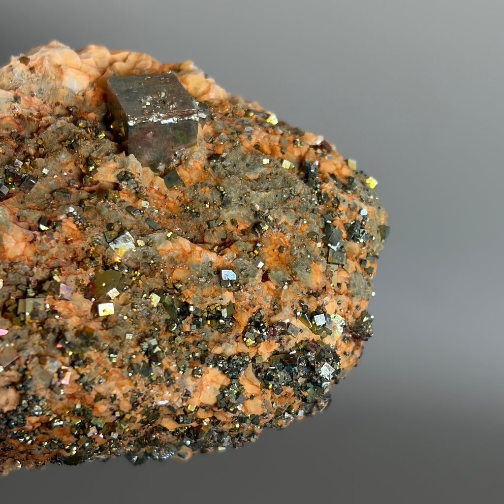 Pyrite on Matrix