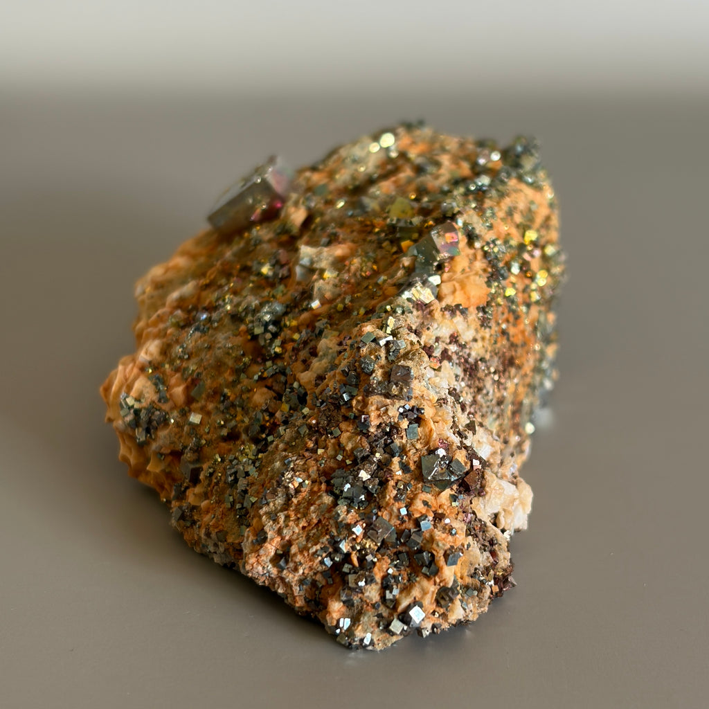 Pyrite on Matrix