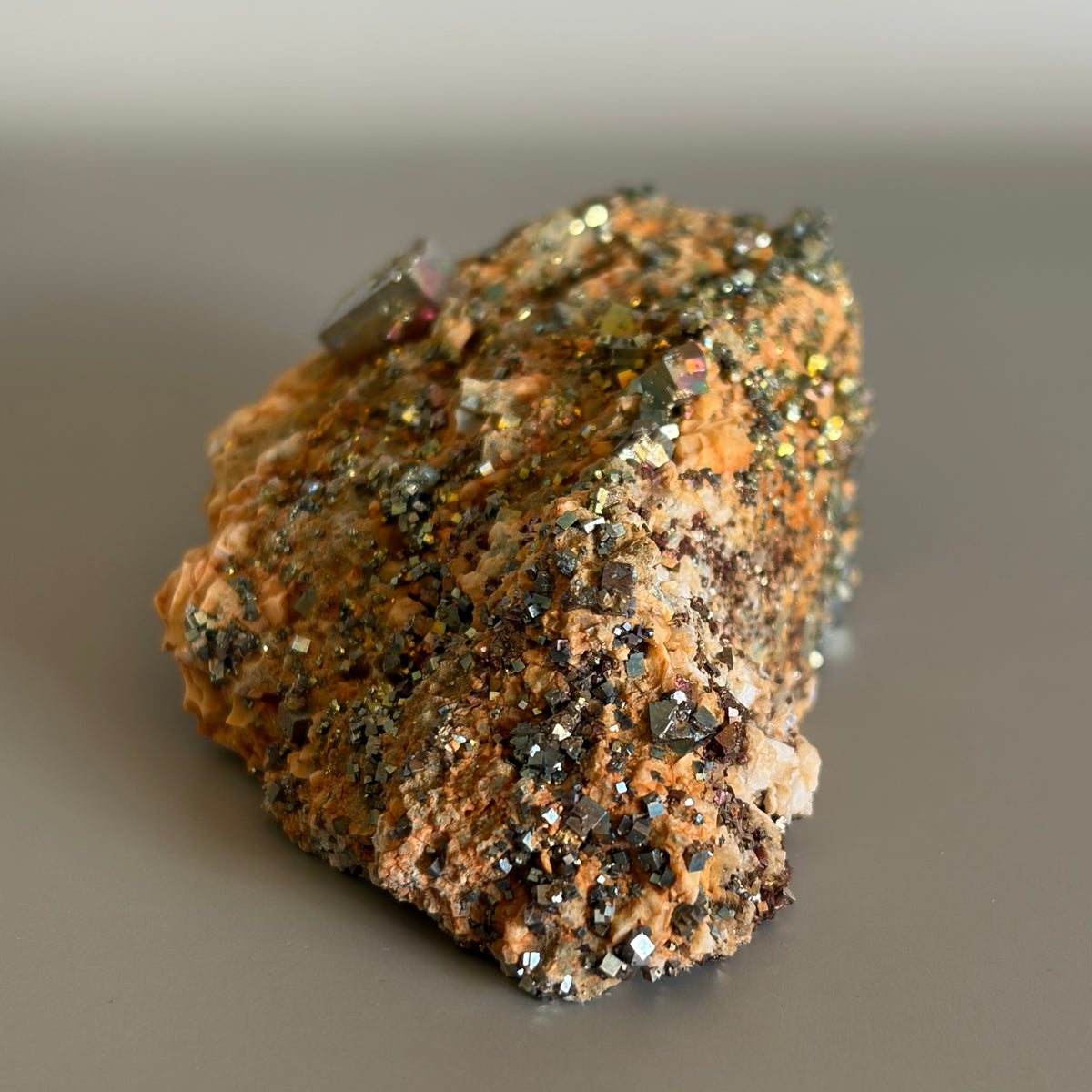 Pyrite on Matrix