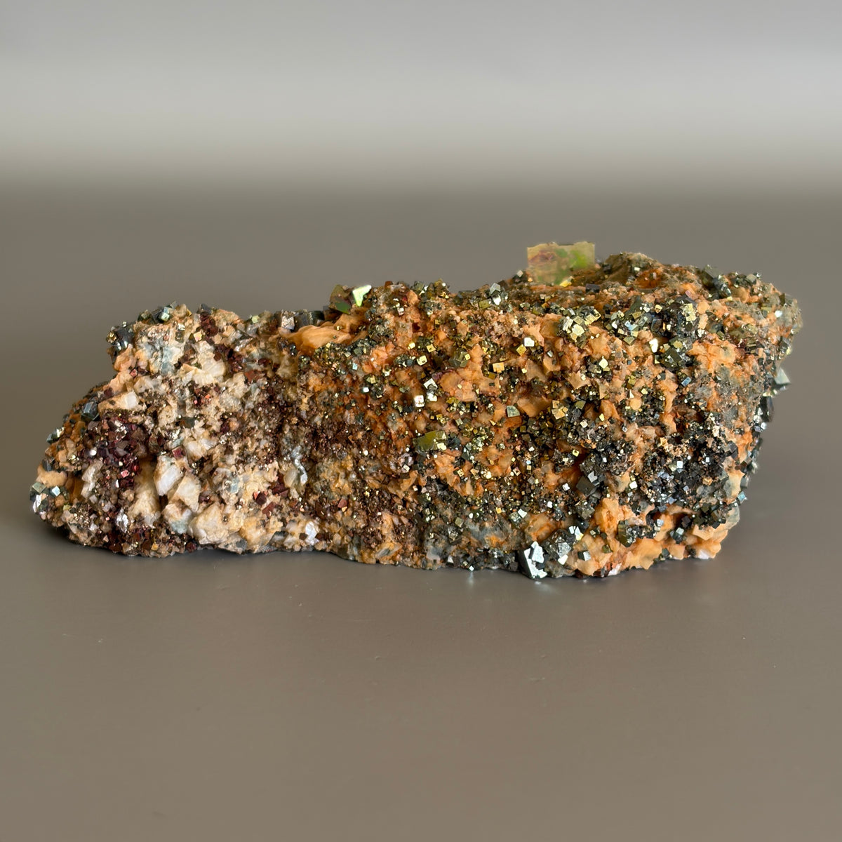 Pyrite on Matrix