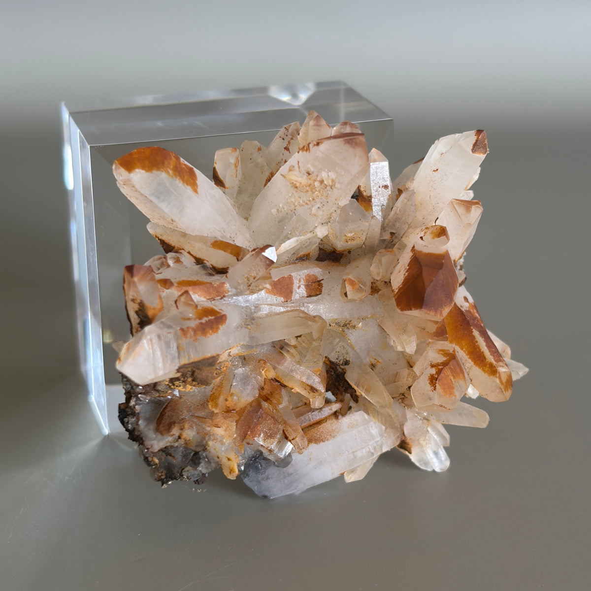 Quartz with Limonite