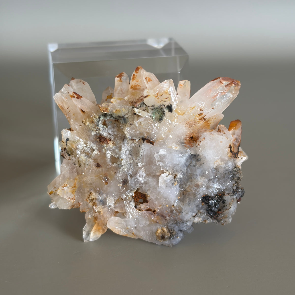 Quartz with Limonite