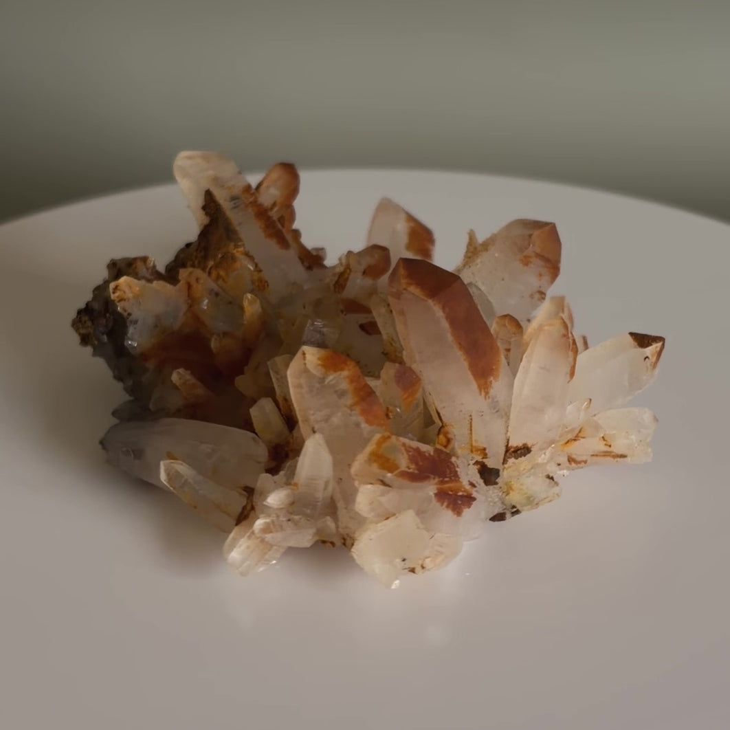 Quartz with Limonite