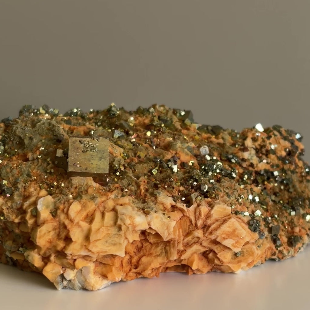 Pyrite on Matrix